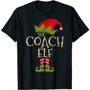 Easy The Coach Elf Xmas Costume Family Group Gift Christmas T-Shirt