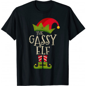 Easy The Gassy Elf Xmas Costume Family Group Gift Christmas T-Shirt
