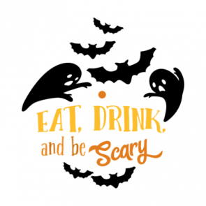 Eat Drink And Be Scary  Halloween Tshirt