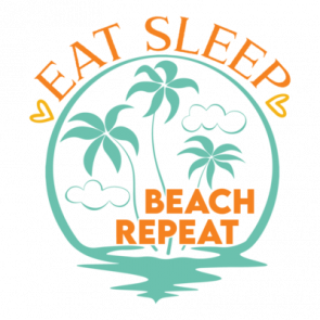 Eat Sleep Beach Repeat 01 T-Shirt