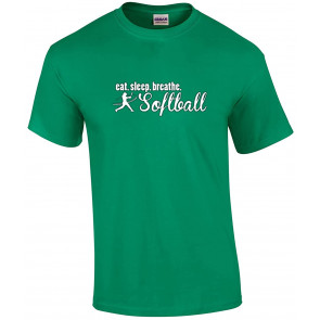 Eat Sleep Breathe Softball Softball Player T-Shirt
