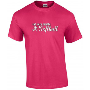 Eat Sleep Breathe Softball Softball Player T-Shirt