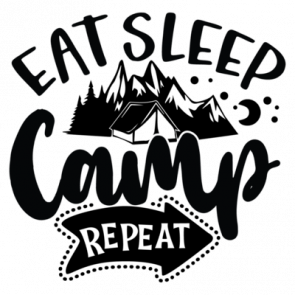 Eat Sleep Camp Repeat 01 T-Shirt