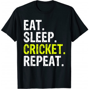 Eat Sleep Cricket Repeat Gift Sports T-Shirt
