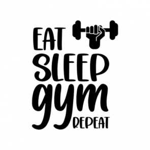 Eat Sleep Gym Repeat 5 T-Shirt