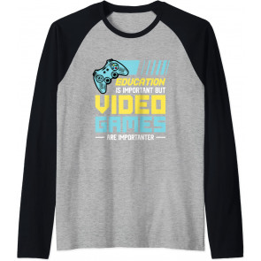 Education Is Important But Video Games Are Importanter T-Shirt