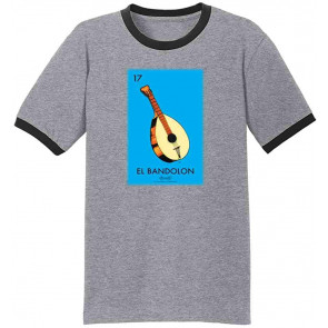 El Bandolon Guitar Card Mexican Bingo Graphic T-Shirt