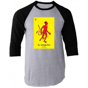 El Diablito Devil Loteria Card Mexican Bingo  T-Shirt