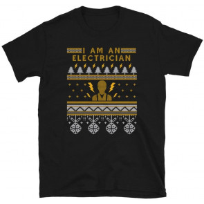 Electrician Electronic Ugly Christmas  Gift T-Shirt