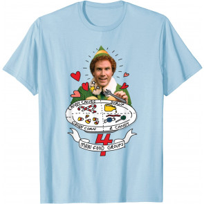 Elf 4 Main Food Groups T-Shirt