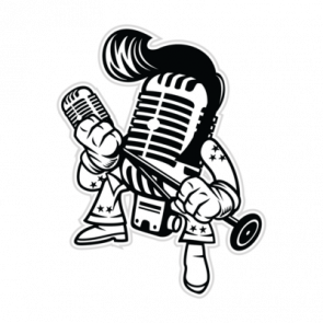 Elvis Microphone Retro Tshirt