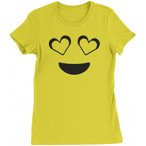 Emoticon Smile Face Womens T-Shirt