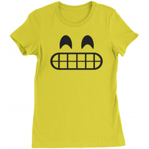 Emoticon Smile Face Womens T-Shirt