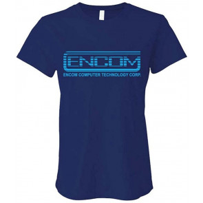 ENCOM - Retro 80's Movie Evil Empire - Ladies Cotton T-Shirt