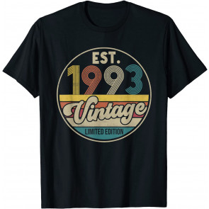 Est. 1993 Vintage 1993 Limited Edition 28th Birthday T-Shirt