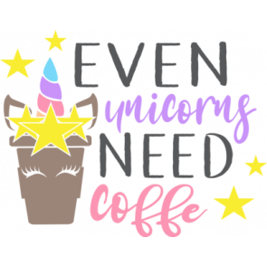 Even Unicorns Need Coffe T-Shirt