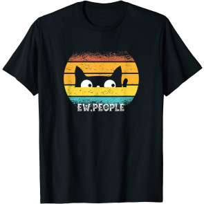 Ew People Retro Cat T-Shirt