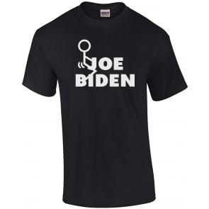 Funny Fuck Joe Biden President Stick Figure Football Chant - T-Shirt