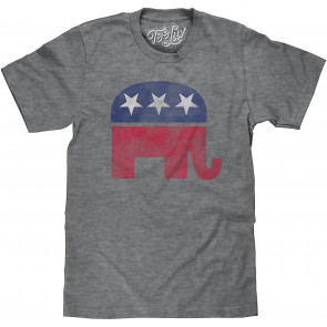 Faded Republican Elephant T-Shirt