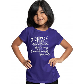 Faith Doesn't Make Things Easy It Makes Them Possible T-Shirt
