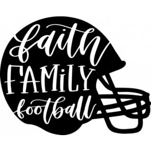 Faith Family Football T-Shirt