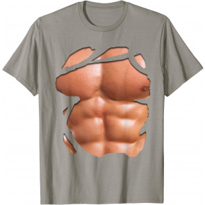 Fake Muscle Under Clothes  T-Shirt