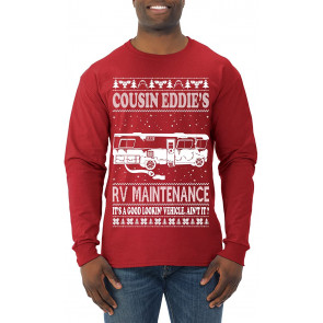 Family Vacation Cousin Eddie's RV Maintenance Ugly Christmas  T-Shirt