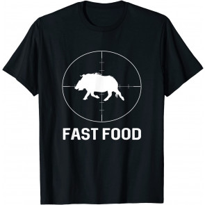 Fast Food Wild Boar Hunter Pig T-Shirt