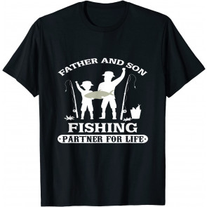 Father And Son Trip Partner For Life Fishing T-Shirt
