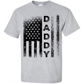 Father's Day Patriotic America Flag Daddy T-Shirt