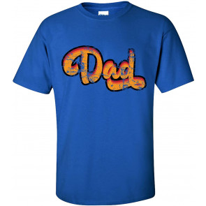 Father's Day Retro Dad Swoosh Design T-Shirt