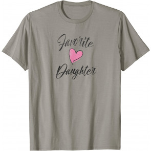 FAVORITE DAUGHTER Heart Distressed Vintage Faded T-Shirt