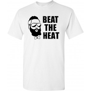 Fear The Beard Beat The Heat Basketball T-Shirt