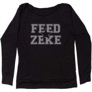 Feed Zeke Off Shoulder Sweat T-Shirt