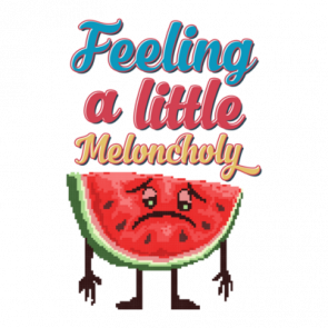 Feeling A Little Meloncholy Retro Tshirt