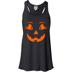 Female Jack O Lantern Pumpkin T-Shirt