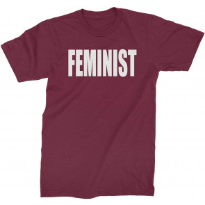 Feminist White Print T-Shirt