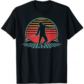 Fencing Retro Vintage 80s Style Fencer Gift T-Shirt