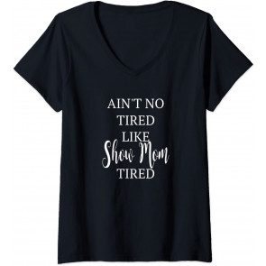 FFA Livestock Show Tired Mom Family Pride Farm 4-H T-Shirt
