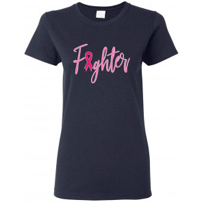 Fighter Breast Cancer Survivor Breast Cancer Awareness T-Shirt