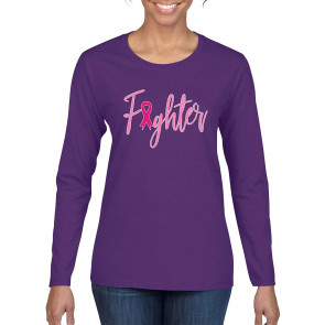 Fighter Breast Cancer Survivor Breast Cancer Awareness T-Shirt