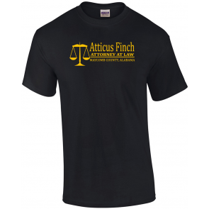 Atticus Finch Attorney At Law - Mockingbird T-Shirt