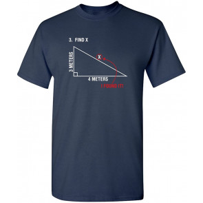 Find X Found It Math T-Shirt