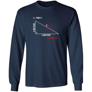 Find X Found It Math T-Shirt