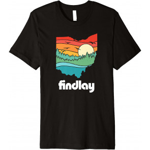Findlay Ohio Outdoors Vintage Nature Retro Graphic T-Shirt