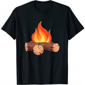 Fire S'mores Halloween Costume Group Camping T-Shirt