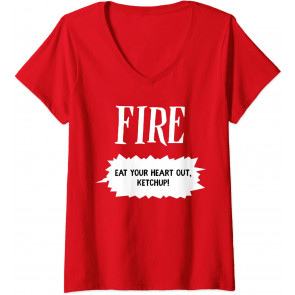 Fire Taco Sauce Packet Group Halloween Costume T-Shirt