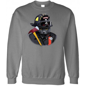 Firefighter CAT - Fleece Sweat T-Shirt