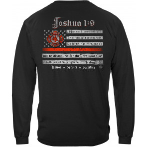 Firefighters Firefighter Joshua 1:9 FF2442LS T-Shirt