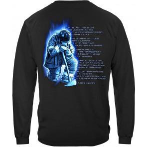 Firefighters Fireman's Prayer FF2011LS T-Shirt